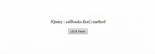 jQuery如何使用callbacks.fire()方法？示例