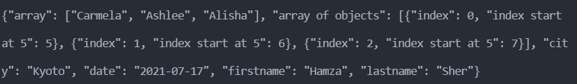 使用 dumps() 和 sort_keys=True 参数对 JSON 文件进行排序