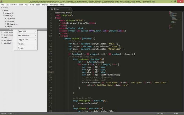 Sidebarenhancements sublime text 3 не работает