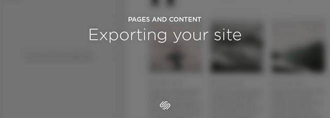 导出 Squarespace 内容