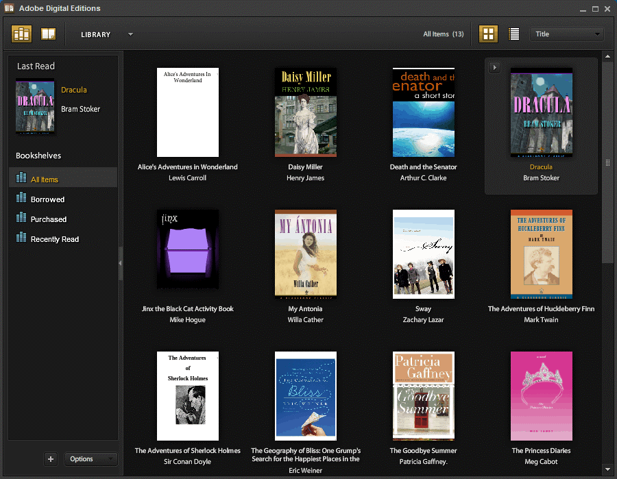 Adobe digital - 适用于 Windows 的 Epub 阅读器