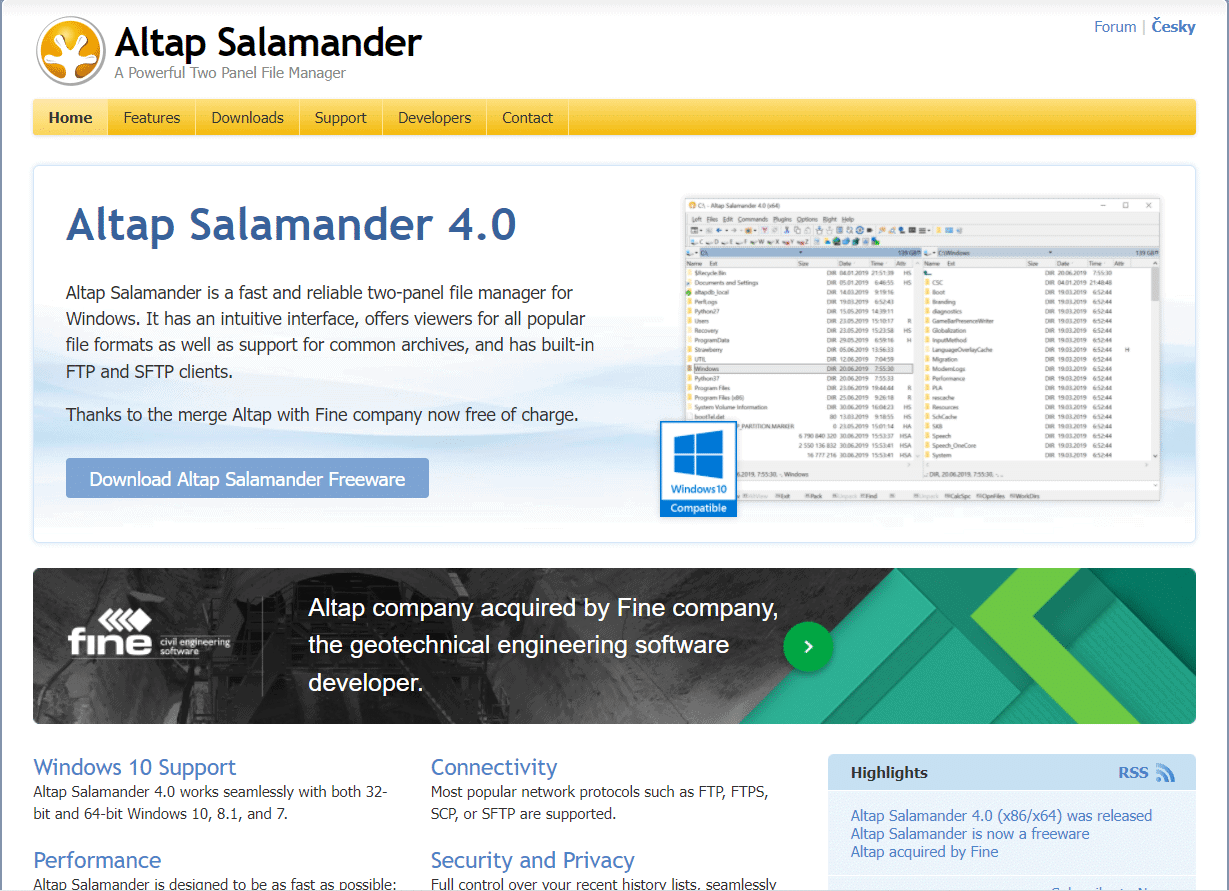 阿尔塔普蝾螈 |适用于 Windows 10 的最佳免费文件管理器